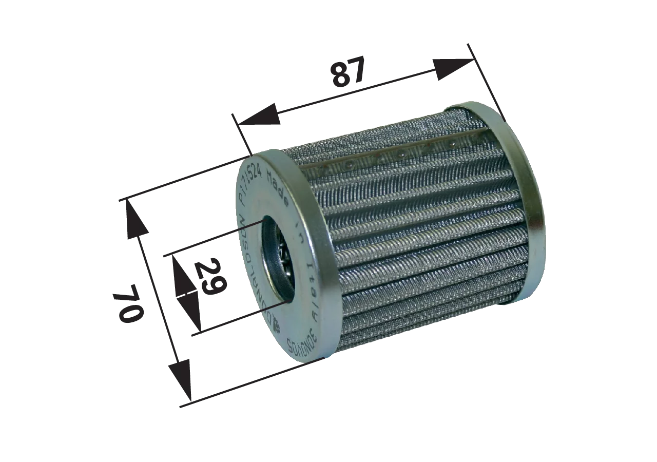 Hydraulikölfilter P171524 zu Schauer Entmistung Donaldson