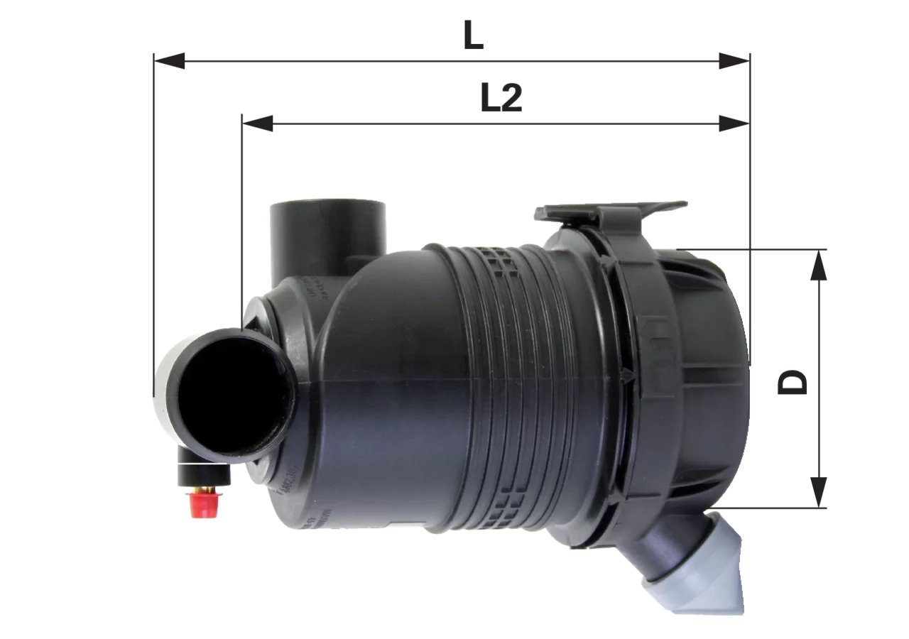 Fleetguard Luftfilter Kunststoff komplett Länge 368 mm Fleetguard
