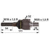 Axialgelenk M18 x 1,5 / M20 x 1,5 00110170 – Original-Ersatzteil GartenShop24 - Hochwertige Gartengeräte