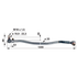 Spurstange Case IH 3216556 – Original-Ersatzteil mit M18 x 1,5 Außengewinde