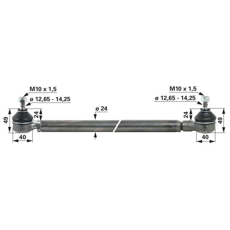 Reform Spurstange 225332141 – Original-Ersatzteil mit Außengewinde M10 x 1,5