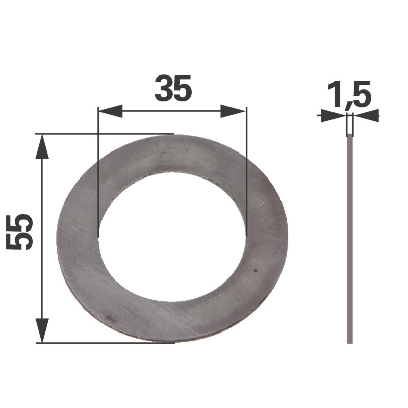 Deutz Drucklager für Achsschenkel, Original-Ersatzteil, Außendurchmesser 55 mm