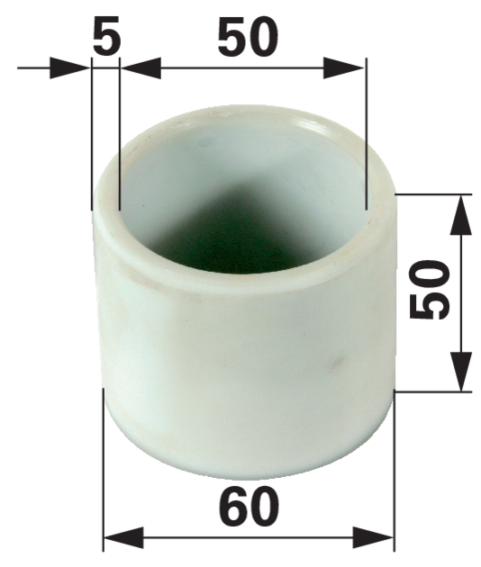 Buchse für Achsschenkel ID 50 mm anstelle von Deutz-Fahr 04312529 GartenShop24 - Hochwertige Gartengeräte
