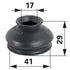 Staubschutz mit Sicherungsring 16 / 40 mm – Ersatzteil mit Innendurchmesser 17 und 41 mm