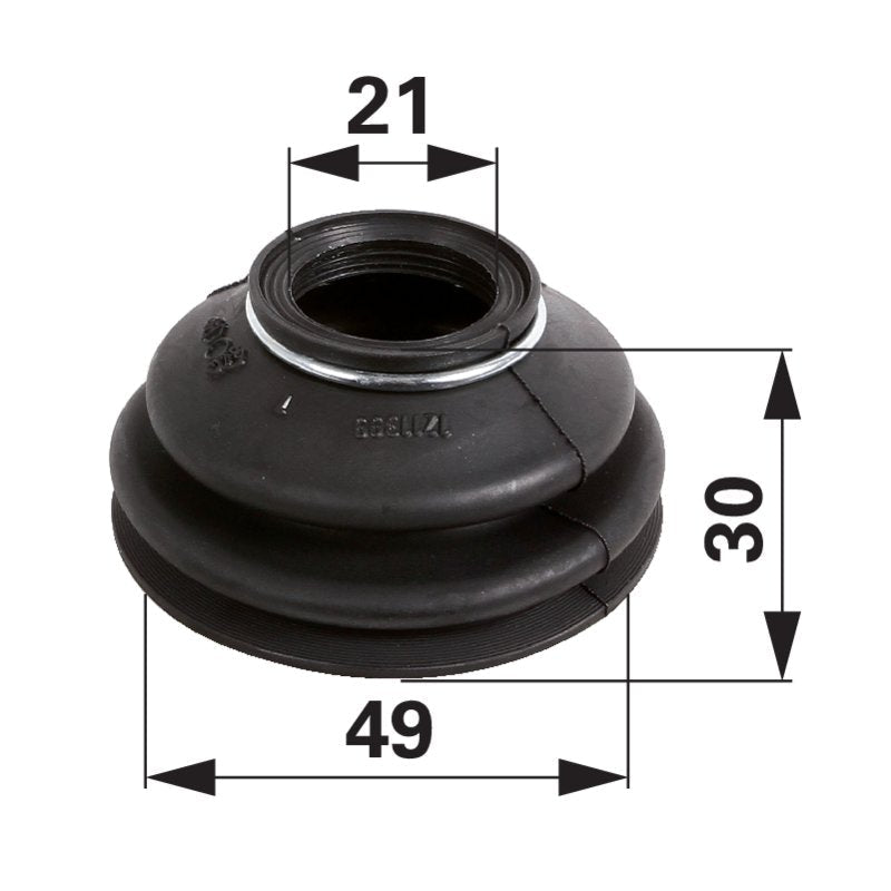 Dana Spicer Staubschutz für Kugelgelenk – Original-Ersatzteil, Höhe 30 mm