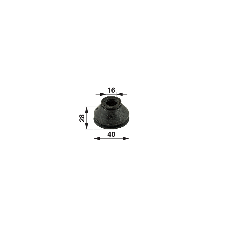 Dana Spicer Staubschutz 133700431013 – Original-Ersatzteil, Innendurchmesser 16 mm und 40 mm