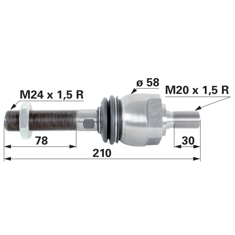 Axialgelenk M24 x 1,5 / M20 x 1,5 – Original-Ersatzteil (Art. 00111018) GartenShop24 - Hochwertige Gartengeräte