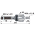 Axialgelenk M24 x 1,5 / M20 x 1,5 – Original-Ersatzteil (Art. 00111018) GartenShop24 - Hochwertige Gartengeräte
