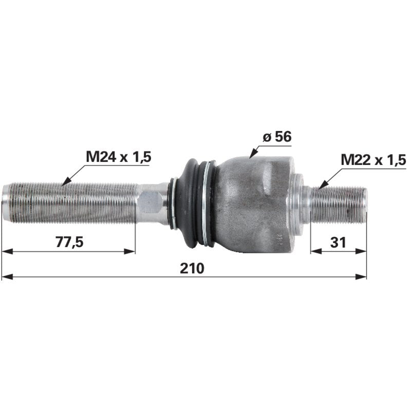 Axialgelenk M18 x 1,5 / M20 x 1,5 121966125C1 – Original-Ersatzteil GartenShop24 - Hochwertige Gartengeräte