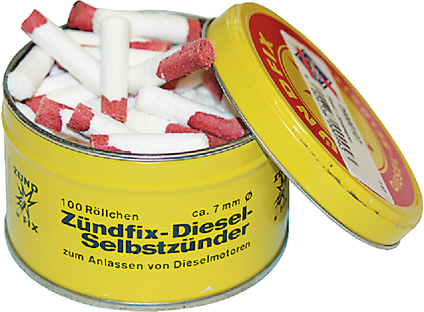 Zündfix Diesel Selbstzünder 7 mm – 100 Stück GartenShop24 - Hochwertige Gartengeräte