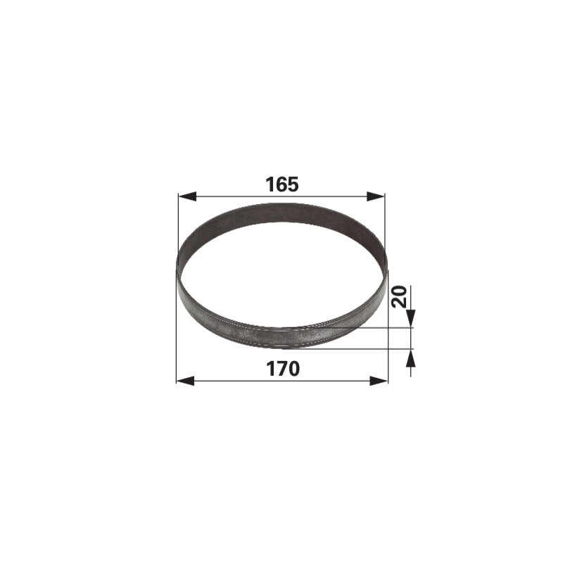 Laufring 165 x 170 x 20 mm 135700411043 – Dana Spicer Original-Ersatzteil