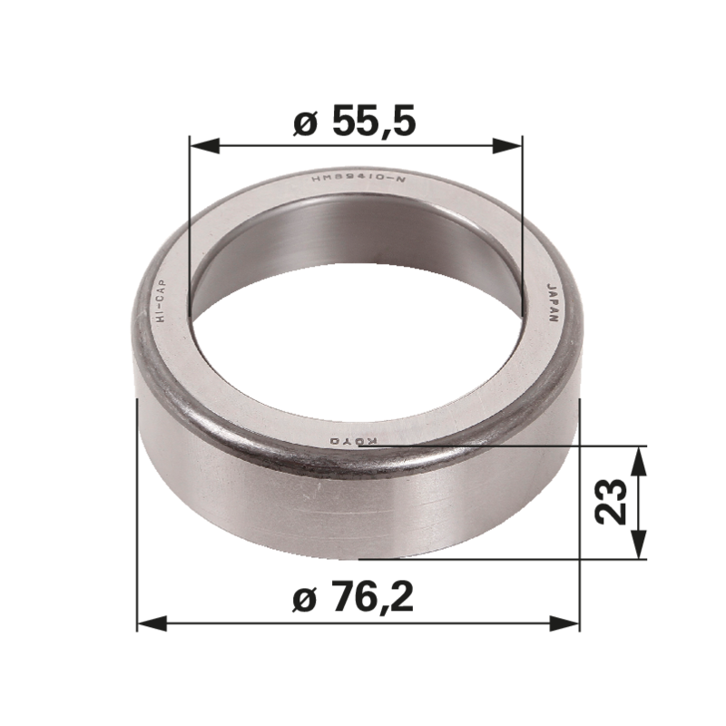 Lager Außenring 8252 JD – Original-Ersatzteil mit 76,2 mm Außendurchmesser