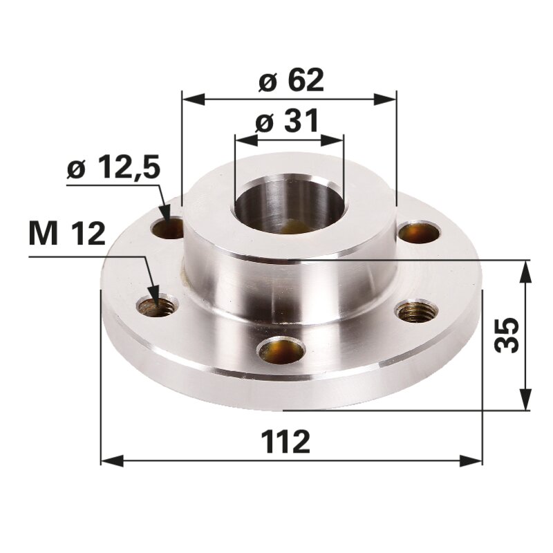 Carraro Achsen Flansch Carraro Achsen