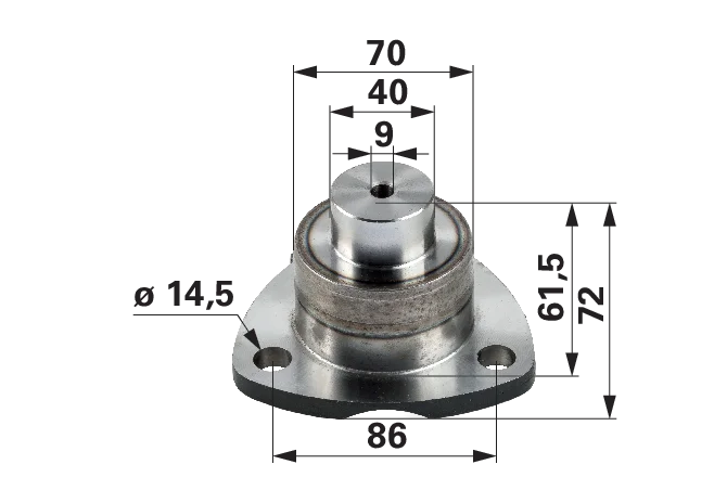 Achsschenkelbolzen oben anstelle von CNH 87382381 GartenShop24 - Hochwertige Gartengeräte