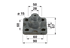 Carraro Achsen Achsschenkelbolzen unten anstelle von Deutz-Fahr 0.900.0083.4 Carraro Achsen