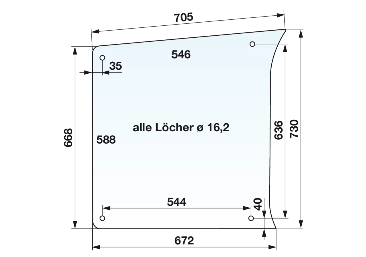 Seitenscheibe klar GartenShop24