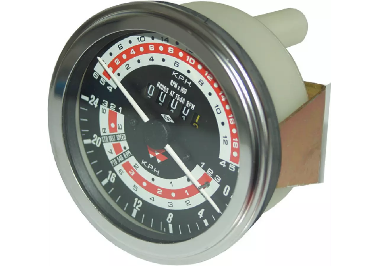 Traktormeter zu MF mit Beleuchtung GartenShop24 - Hochwertige Gartengeräte
