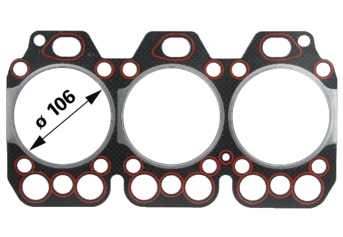 Zylinderkopfdichtung anstelle von Steyr 130800040700 – Bohrung 106 mm GartenShop24 - Hochwertige Gartengeräte