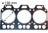 Zylinderkopfdichtung mit Tropfenform Bohrung 102 mm anstelle von Steyr 1306A040015 GartenShop24 - Hochwertige Gartengeräte