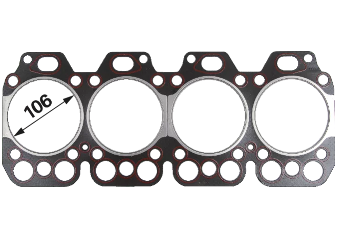 Zylinderkopfdichtung ohne Tropfenform Bohrung 106 mm passend für Steyr WD 408 GartenShop24 - Hochwertige Gartengeräte