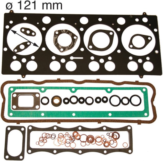 Reinz Zylinderkopfdichtsatz Durchmesser 121 mm anstelle von Steyr 142080040703 – Valmet/Sisu-Motor ab DBD 0055001 Reinz