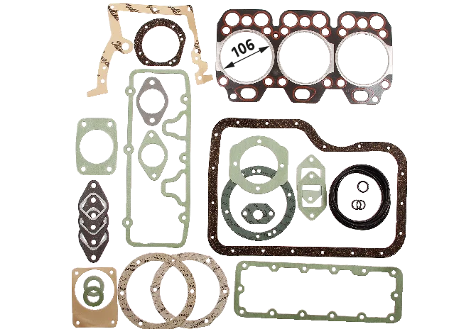Motordichtsatz Durchmesser 106 mm zu Steyr Motor WD 308.40, 308.41, 308.45 anstelle von Steyr 1307010707 GartenShop24 - Hochwertige Gartengeräte