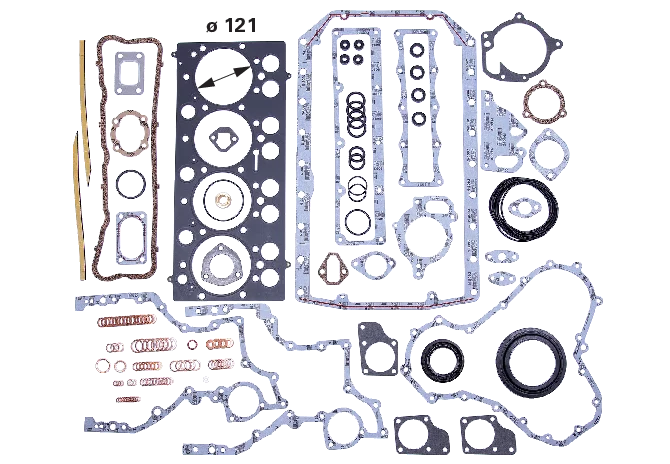 Reinz Motordichtsatz Durchmesser 121 mm – Valmet/Sisu-Motor ab DBD 0055001 anstelle von Steyr 142080010711 Reinz