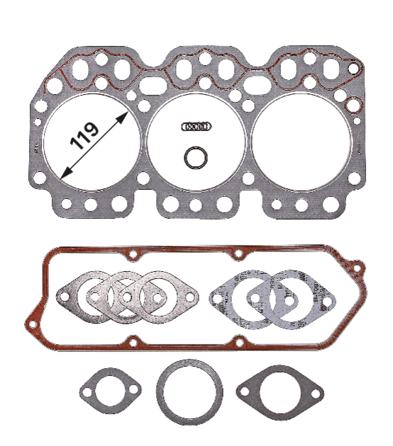 Reinz Zylinderkopfdichtsatz Durchmesser 119 mm – passend für John Deere RE527282 Reinz