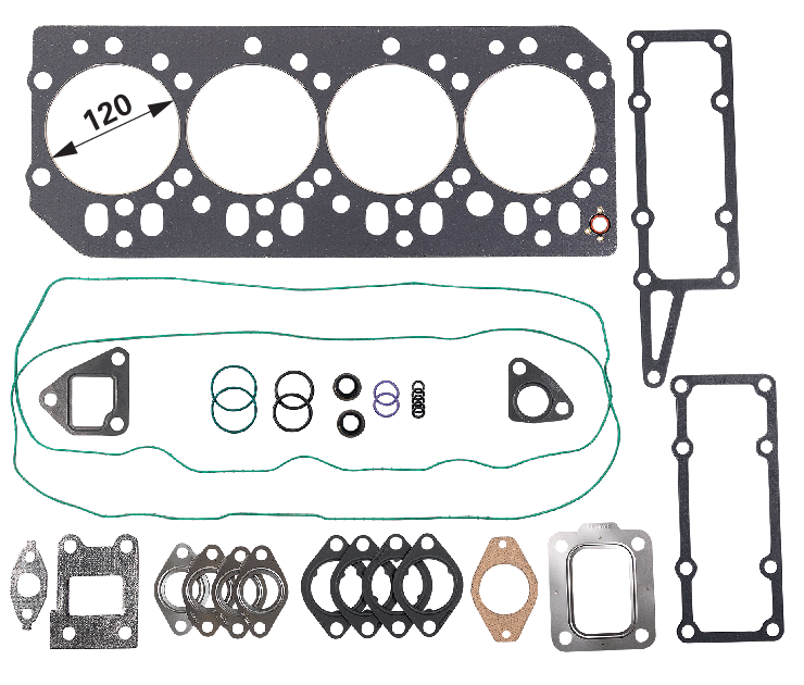 Zylinderkopfdichtsatz passend für John Deere RE536967 GartenShop24 - Hochwertige Gartengeräte