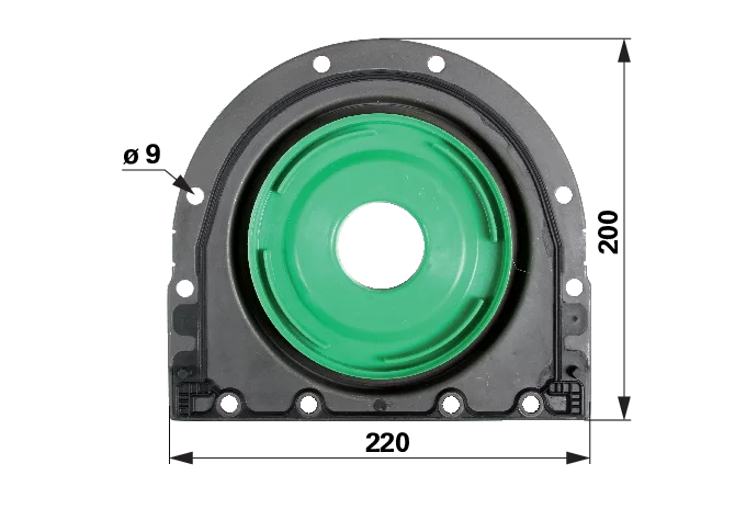 Reinz Kurbelwellendichtring hinten anstelle von Perkins 2418F704 Reinz