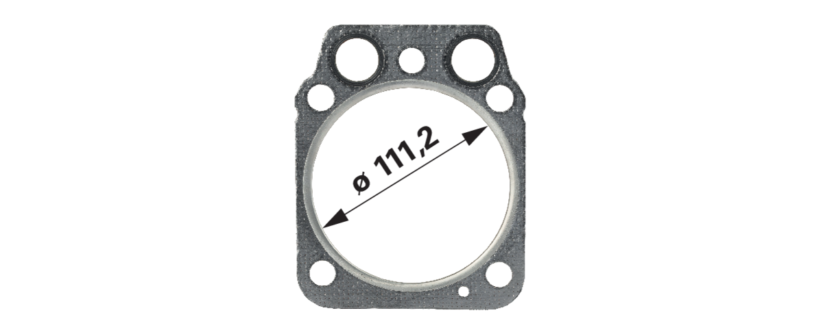 Zylinderkopfdichtung Stärke 1,2 mm – passend für Deutz-Fahr 0.033.6945.0 GartenShop24 - Hochwertige Gartengeräte
