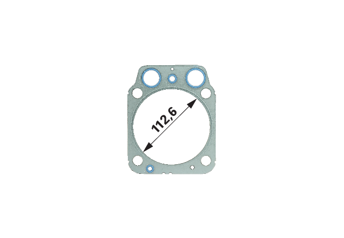 Zylinderkopfdichtung Stärke 1,6 mm – passend für Deutz-Fahr 0.019.7135.0/10 GartenShop24 - Hochwertige Gartengeräte