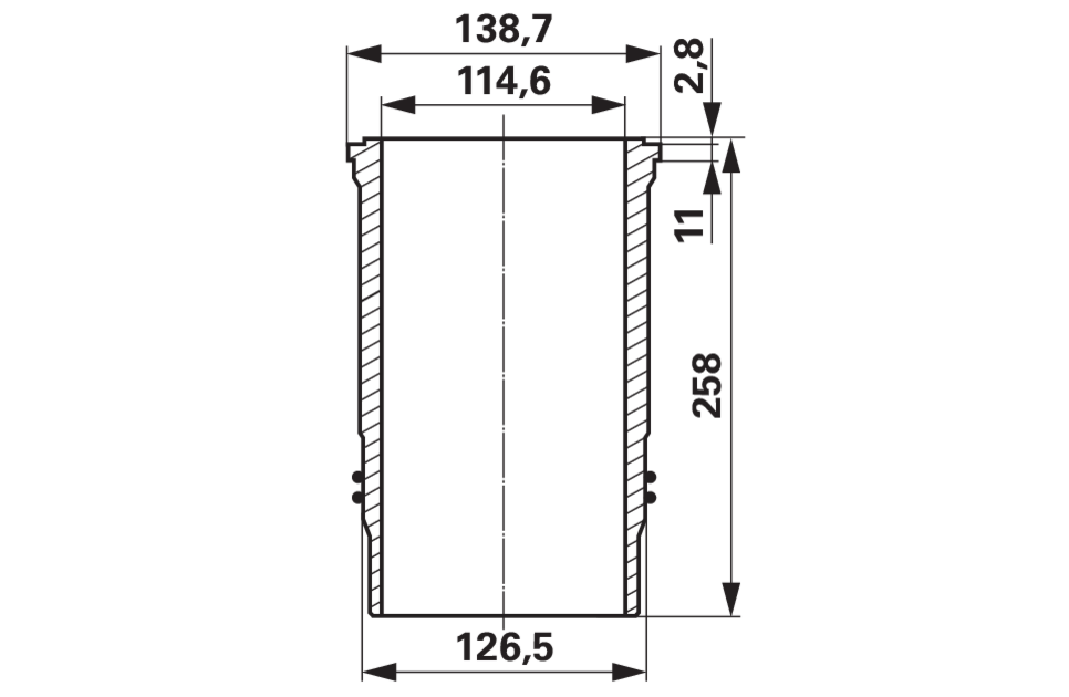 Kolbenbuchsensatz Außendurchmesser 115 mm passend zu Steyr T80/180 GartenShop24 - Hochwertige Gartengeräte