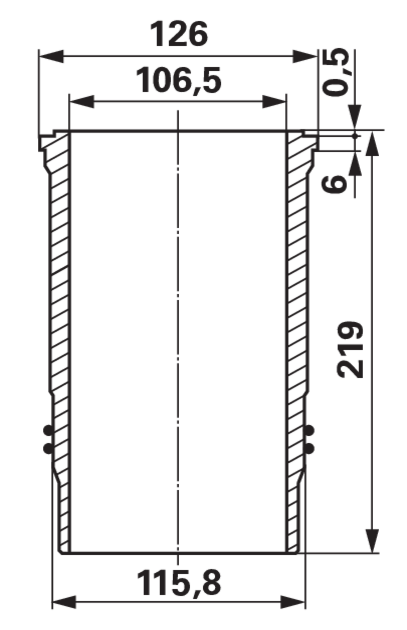 Kolbenbuchsensatz Kolbenbolzen 41,28 x 84,4 anstelle von John Deere RE507850 – Brennraum Ø 56,94 mm GartenShop24 - Hochwertige Gartengeräte