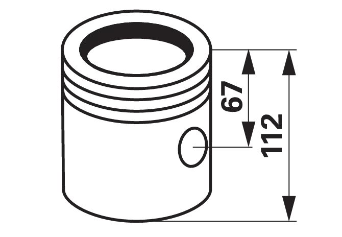 Kolbenbuchsensatz Kolbenbolzen 35 x 84 mm Motor 3239D, 4239D, 6359D passend für John Deere 840-3640 GartenShop24 - Hochwertige Gartengeräte