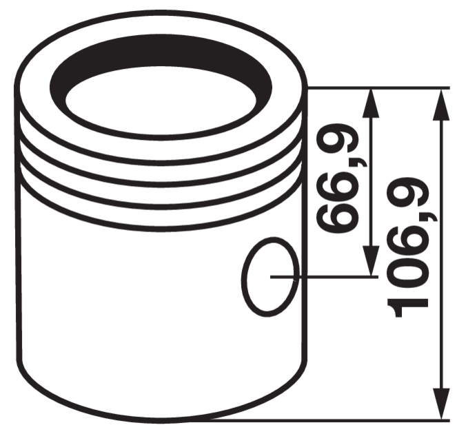 Kolbenschmidt Kolbenbuchsensatz Kolbenbolzen 38 x 82 mm zu Motor DT-239, DT-358 Kolbenschmidt