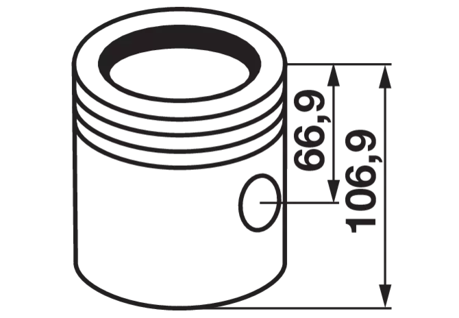 Kolbenschmidt Kolbenbuchsensatz Kolbenbolzen 38 x 82 mm zu Motor DT-239, DT-358 Kolbenschmidt