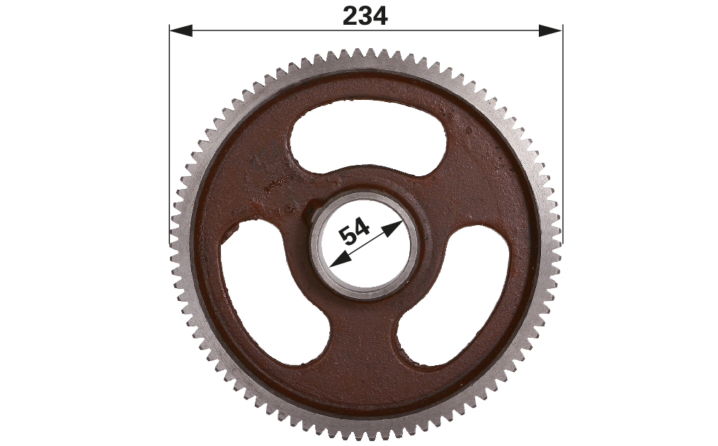 Zahnrad Motorsteuerung anstelle von Perkins 31164362 GartenShop24 - Hochwertige Gartengeräte