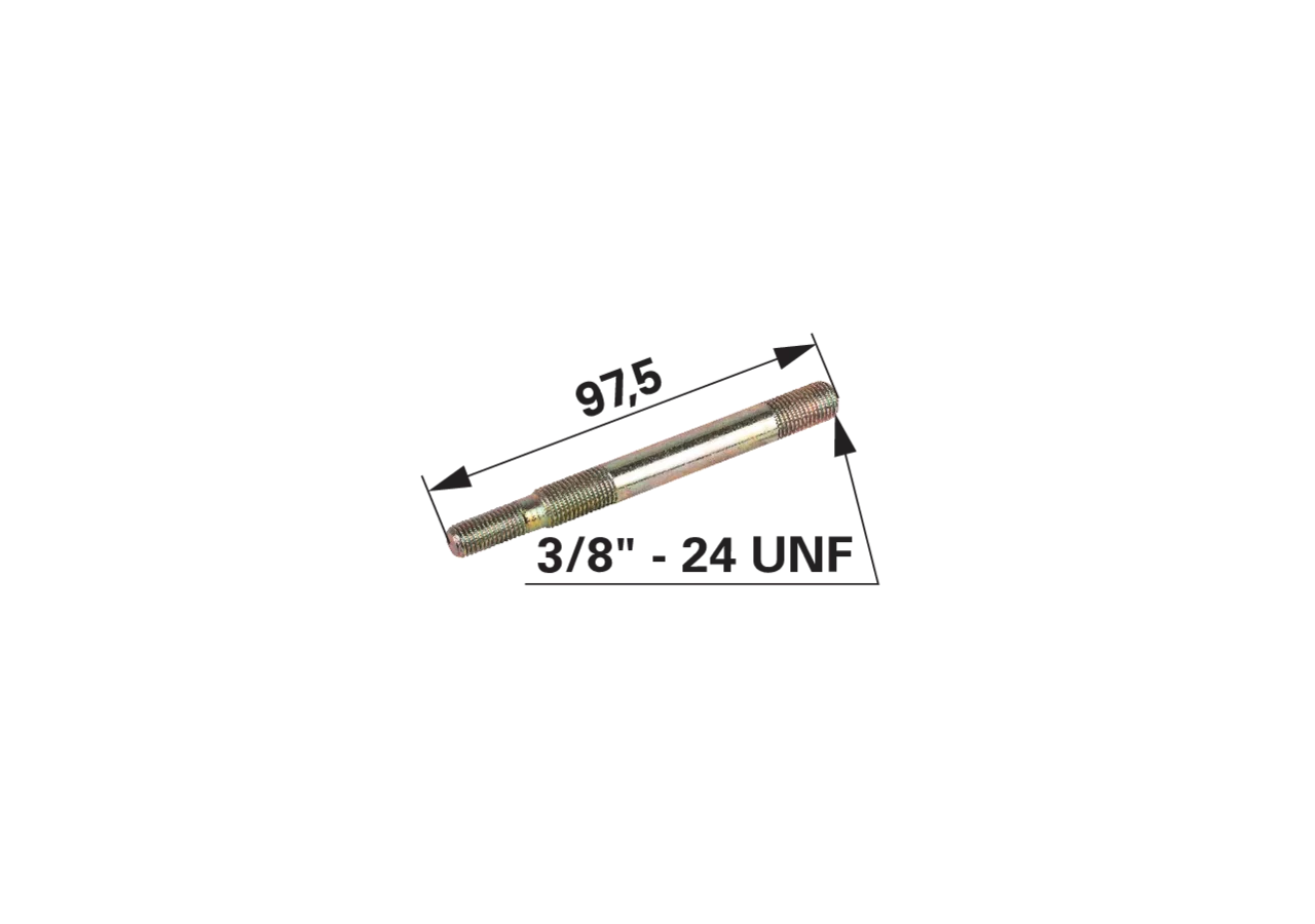 Stehbolzen anstelle von Perkins 32754435 GartenShop24 - Hochwertige Gartengeräte