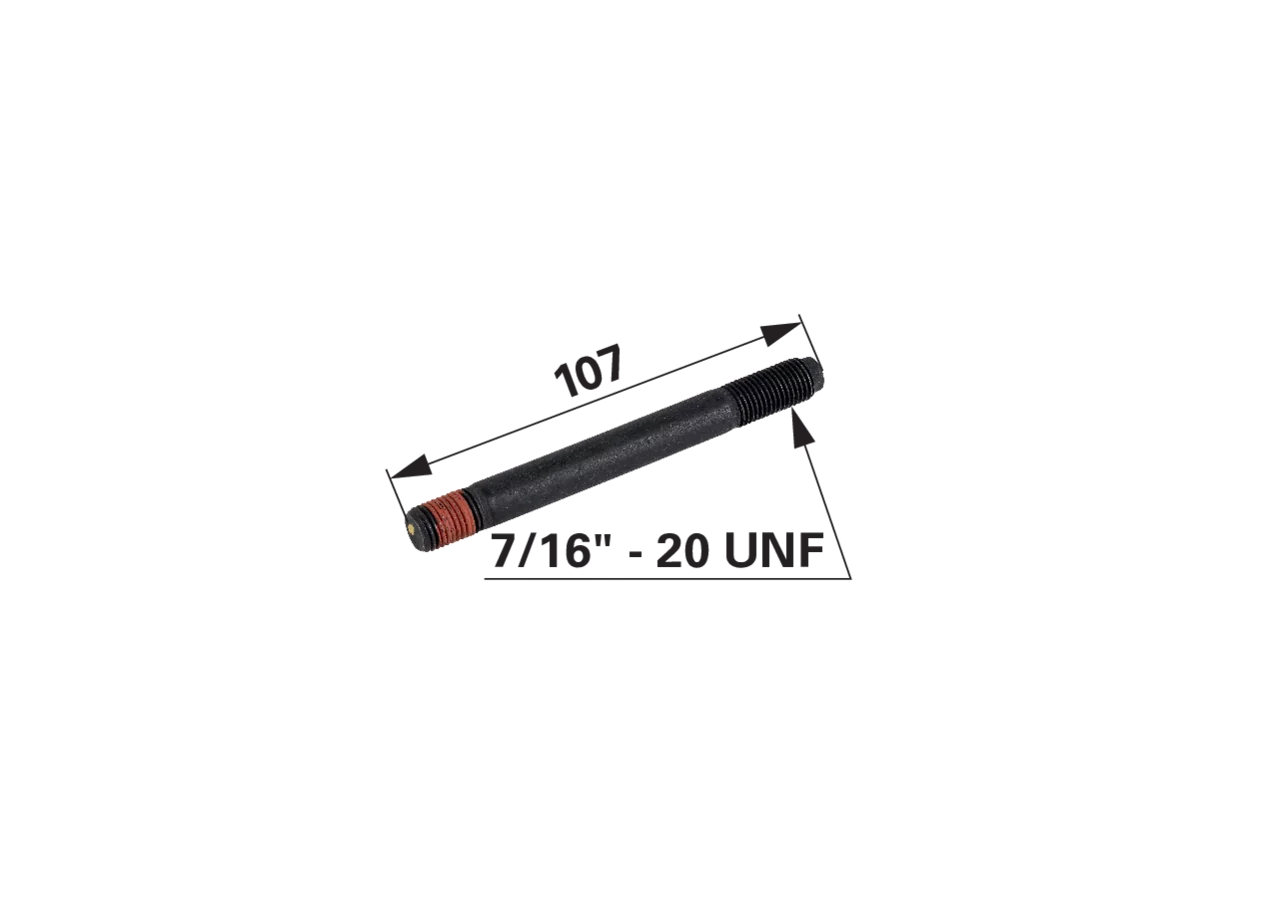Stehbolzen 7/16 Zoll UNF x 107 mm GartenShop24 - Hochwertige Gartengeräte