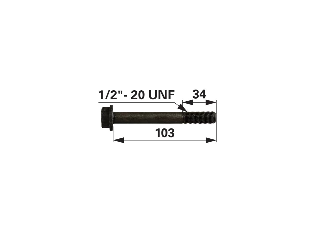Zylinderkopfschraube passend für Perkins 32181424 GartenShop24 - Hochwertige Gartengeräte