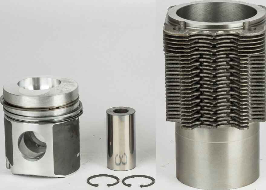 Kolbenschmidt Kolbenbuchsensatz Kolbenbolzen 40 x 80 mm Bund Ø 124,5 mm passend zu Deutz Motor BFL913 Kolbenschmidt