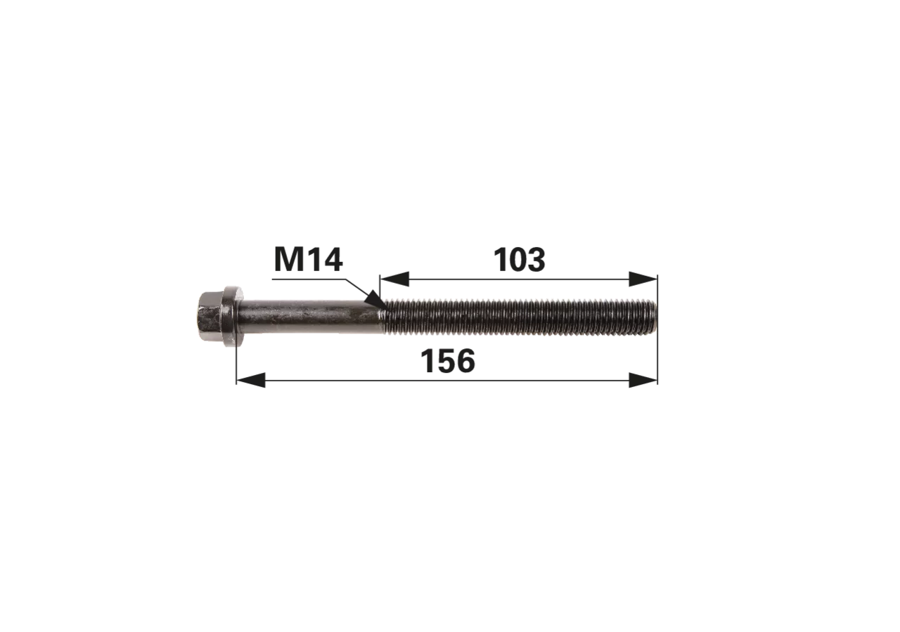Zylinderkopfschraube M14 passend für MWM-Motor GartenShop24 - Hochwertige Gartengeräte