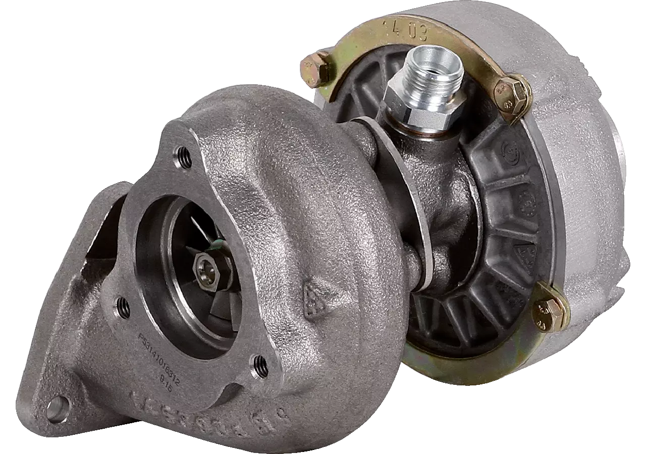 BorgWarner Turbolader MWM-Motor TD226-3 – Ersatzteil als Einzelstück, Frontansicht