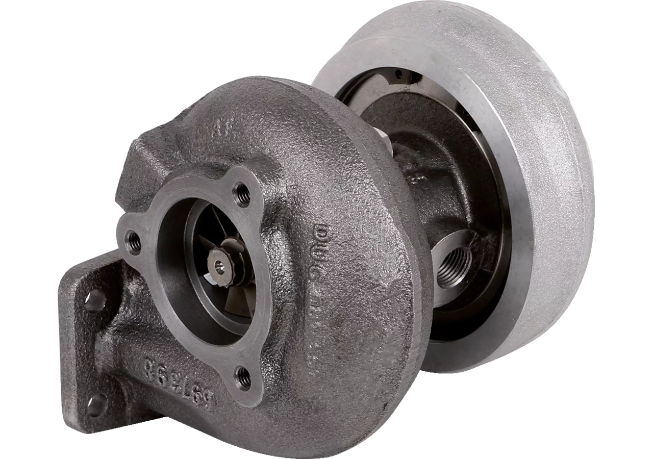 BorgWarner Turbolader Sisu-Motor WD420 Steyr 142080110711 – Seitenansicht