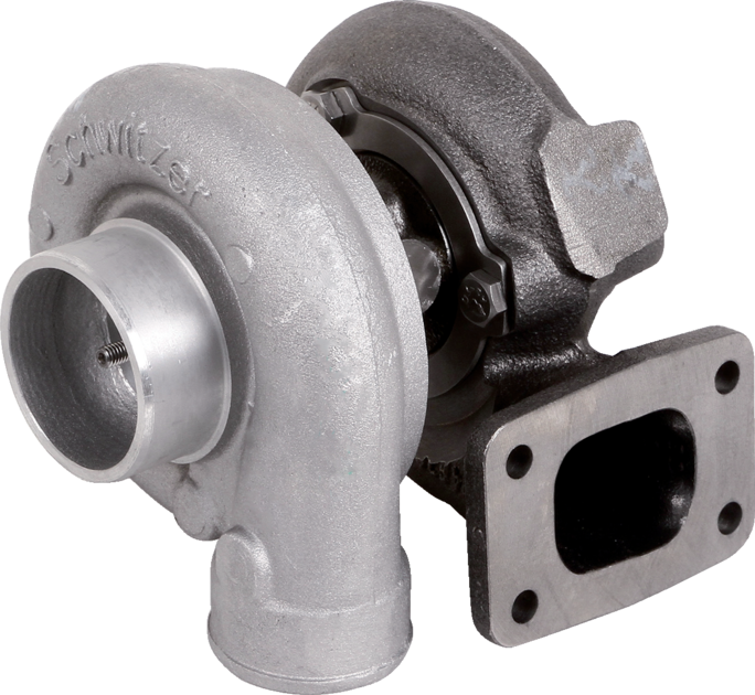 BorgWarner Turbolader Sisu-Motor WD420 Steyr 142080110711 – Draufsicht
