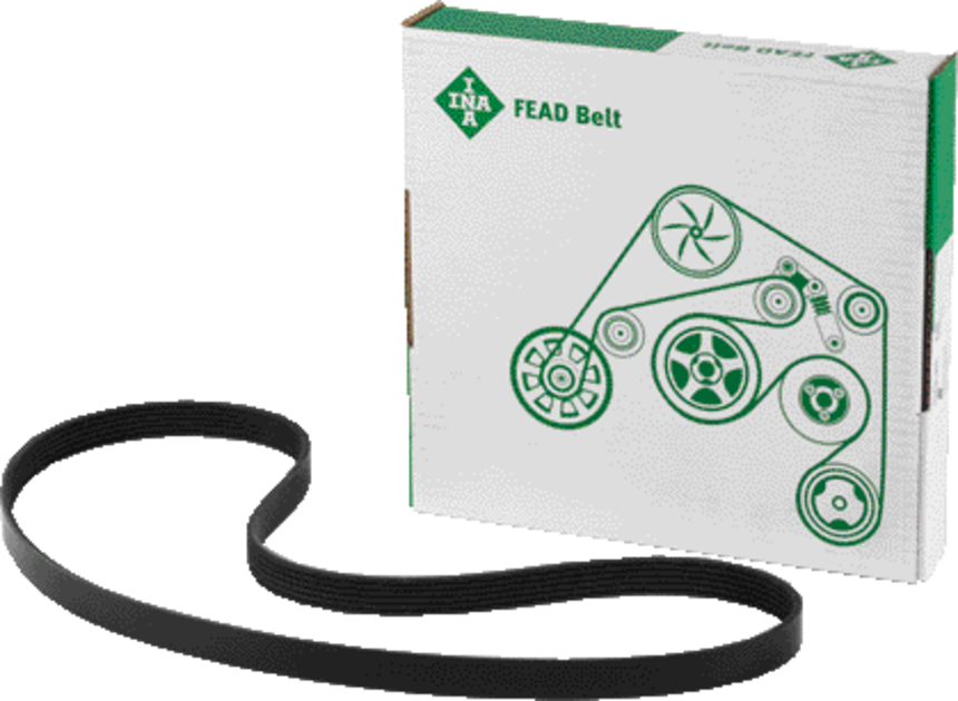 INA Keilrippenriemen 4PK 990 – Ersatz für CNH 87710661 Ina