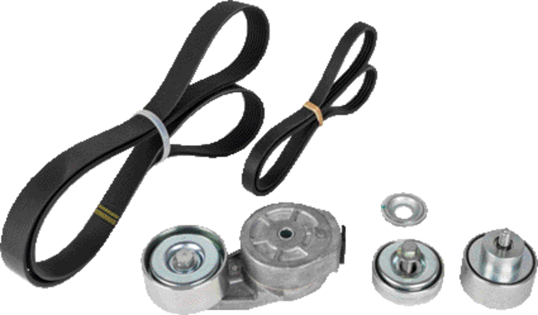 Ina Keilrippenriemensatz Keilrippenriemen 8PK 1537 mm passend zu CNH Ina