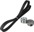 Ina Keilrippenriemensatz Keilrippenriemen 10PK 2562 mm passend zu CNH Ina