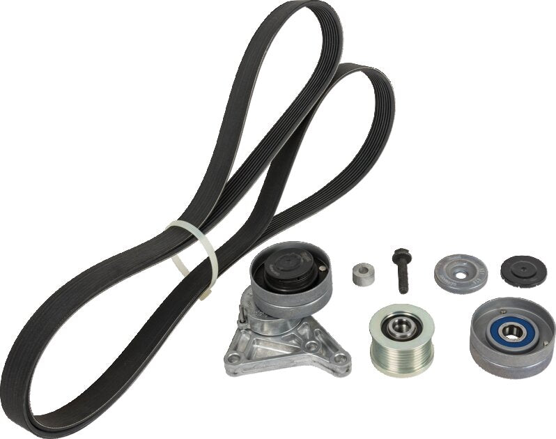 Ina Keilrippenriemensatz 8PK 2505 mm mit Druckluft und Klima passend zu John Deere Ina